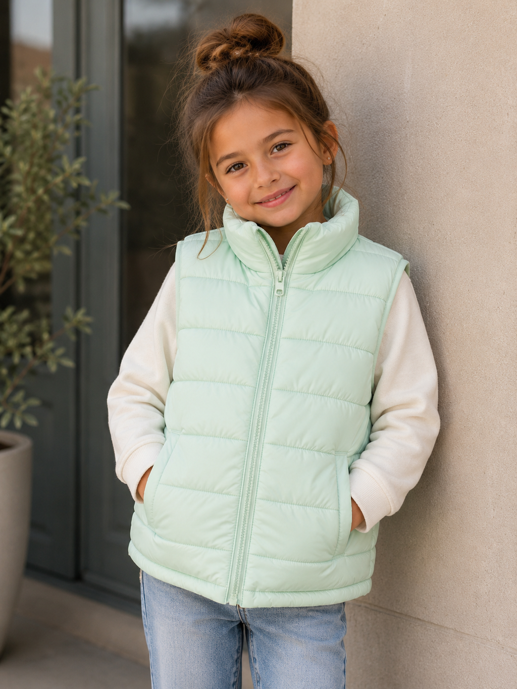 Gilet matelassé enfant personnalisable
