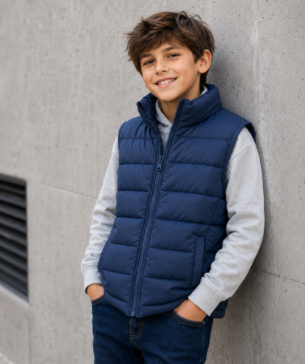 Gilet matelassé enfant personnalisable