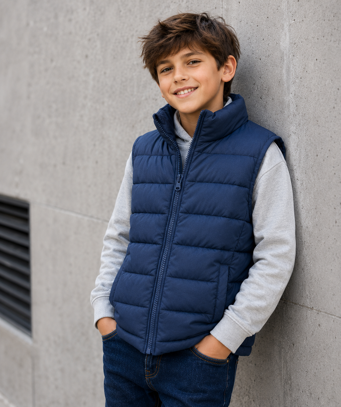 Gilet matelassé enfant personnalisable