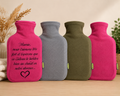 Bouillotte Personnalisable avec Message – Cadeau Chaleureux & Unique