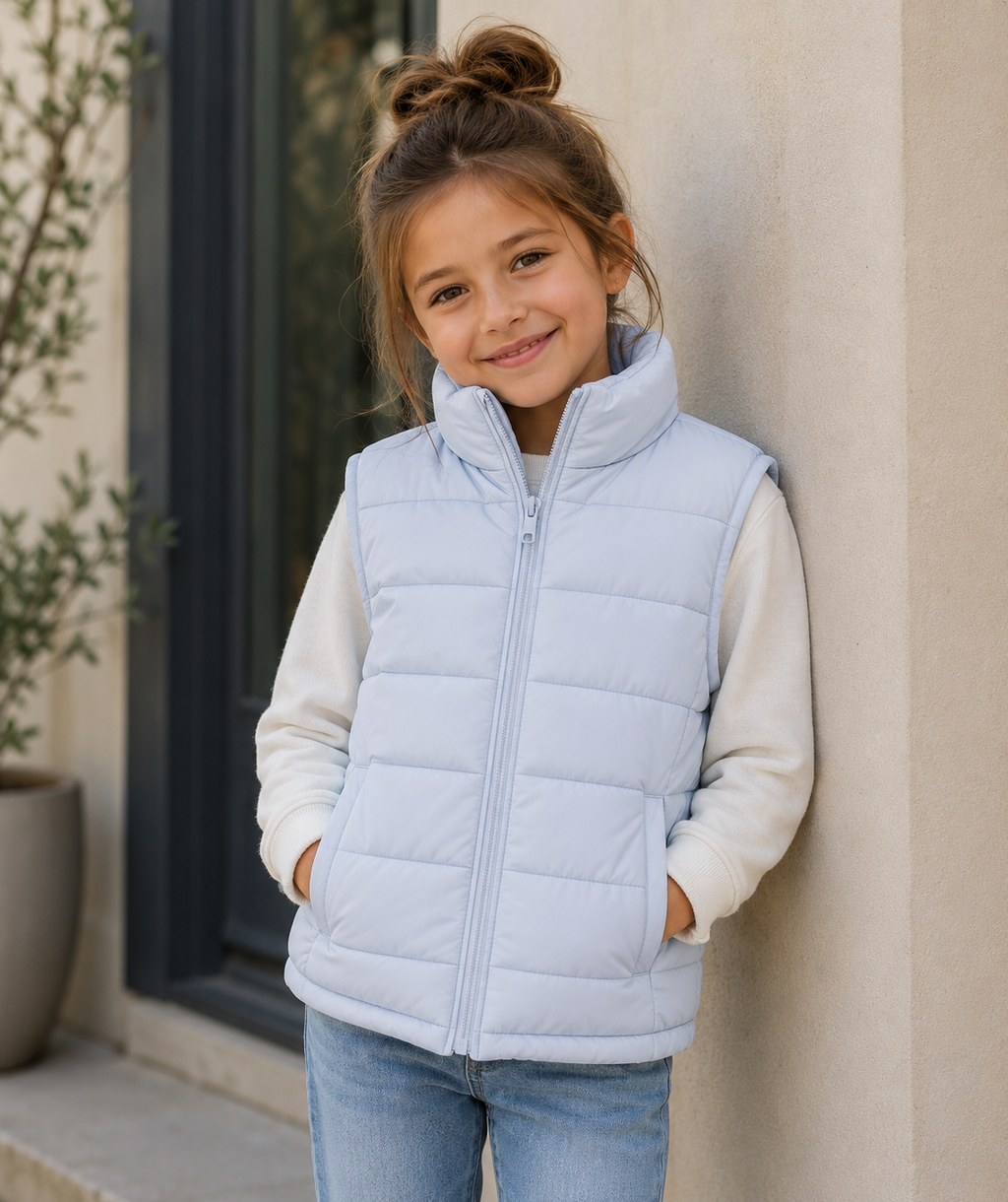 Gilet matelassé enfant personnalisable